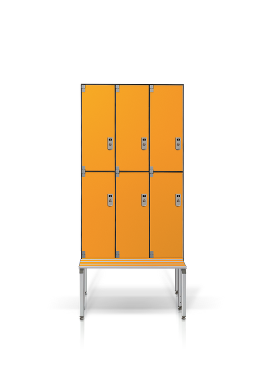 Armadio 6 posti tetto piano e panca