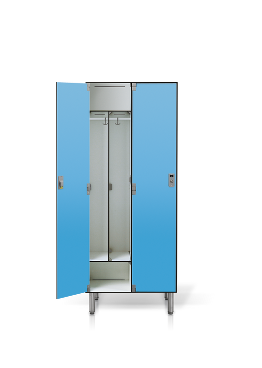 Armadio 2 posti con tetto piano