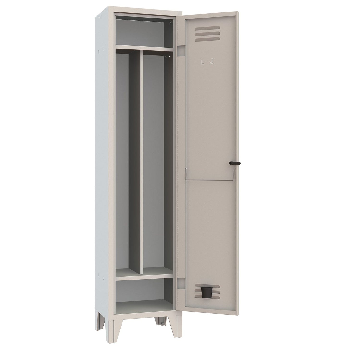 Armadio 1 posto con divisorio 420x330x1800