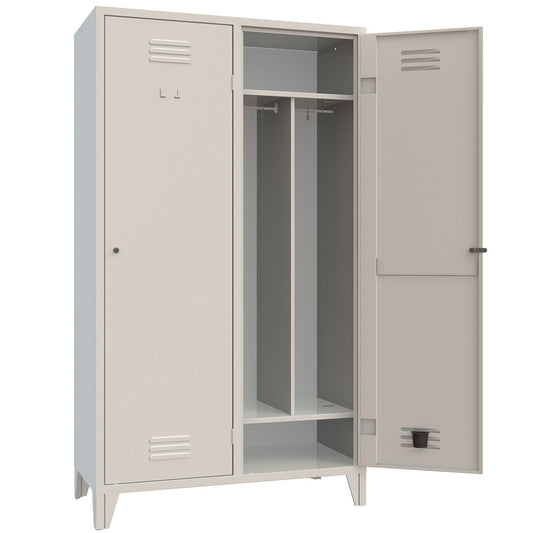 Armadio 2 posti con divisorio 1020x500x1800