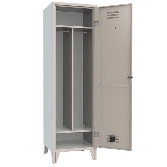 Armadio 1 posto con divisorio 525x500x1800