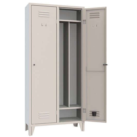 Armadio 2 posti con divisorio 810x330x1800